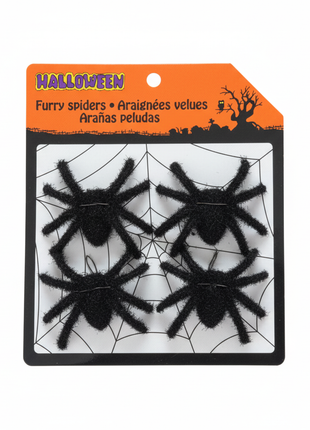 Arañas Peludas Halloween flat lay