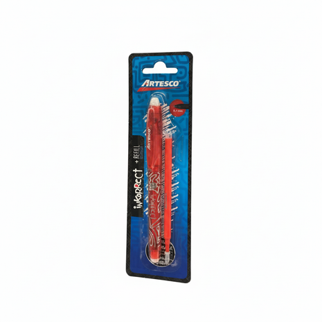 Artesco Inkorrect Borrable Rojo + Refill - Fondo Blanco 1:1