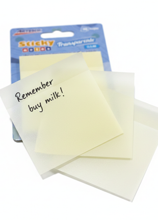 Artesco Sticky Notes Clear - Macro Transparencia