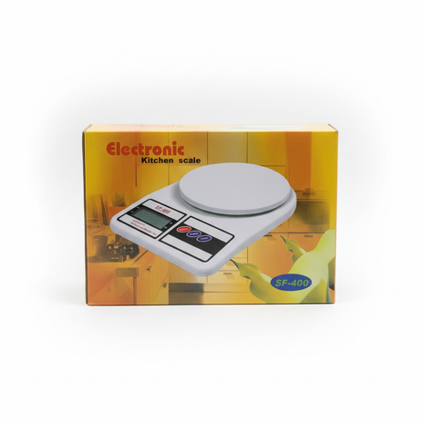 Balanza Electronic Kitchen Scale SF-400 fondo blanco