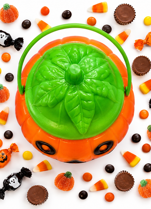 Balde calabaza top-down