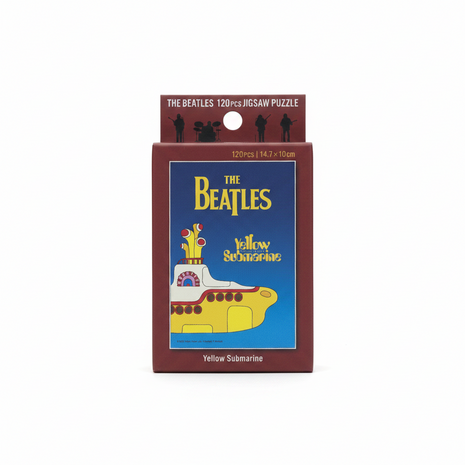 The Beatles Yellow Submarine mini puzzle 120 pcs coleccionable música icónico 14.7x10cm