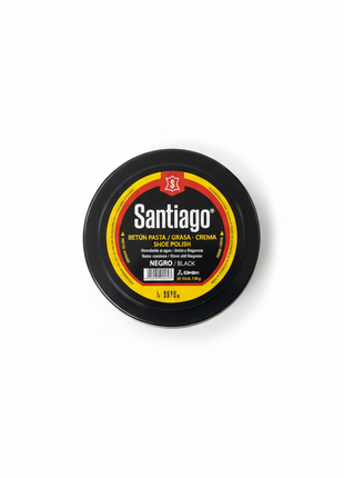 Betún Santiago Negro fondo blanco