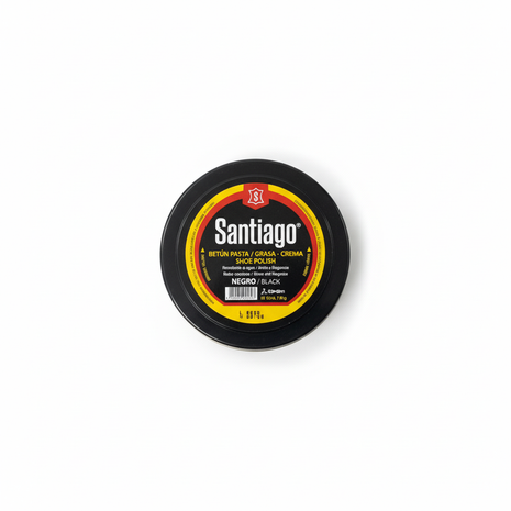 Betún Santiago Negro fondo blanco