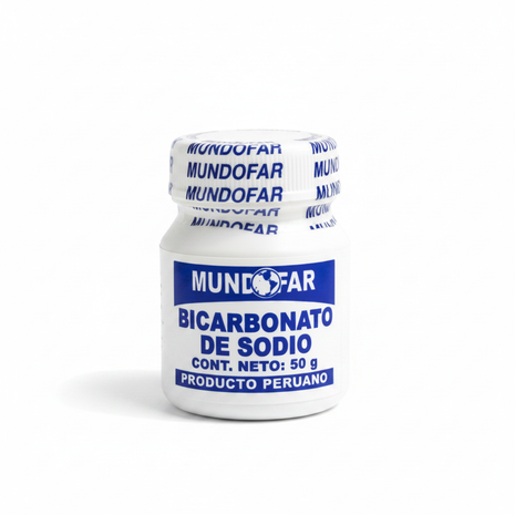 Bicarbonato Mundofar fondo blanco