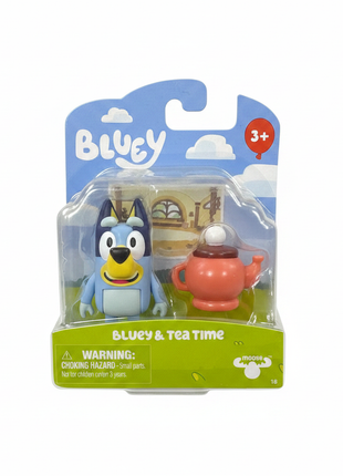Bluey & Tea Time – Fondo Blanco