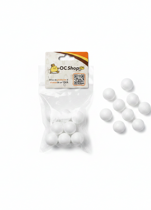 Bolas de Tecnopor DRAGÓN 3/4" x8 Unidades