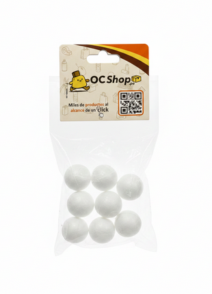Bolas de Tecnopor DRAGÓN 3/4" x8 Unidades