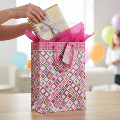 Bolsa regalo rosa lifestyle regalo