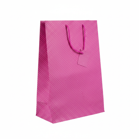 Bolsa Rosa Puntos tres cuartos