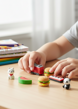 Borradores kawaii diseños surtidos útiles escolares divertidos coleccionables niños