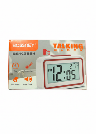 Bossney Talking Clock - Top Down