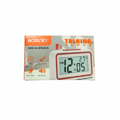 Bossney Talking Clock - Top Down