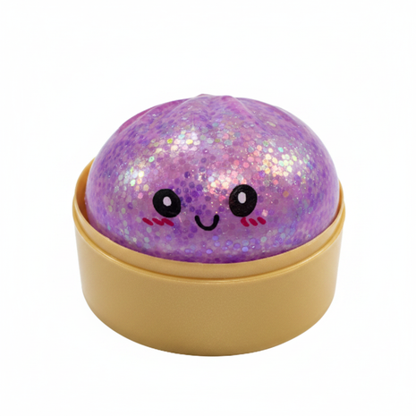 Bun Fidget - Macro detalle glitter