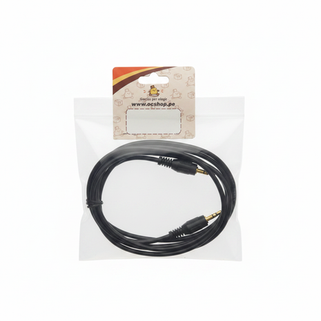 Cable Aux 3.5mm fondo blanco