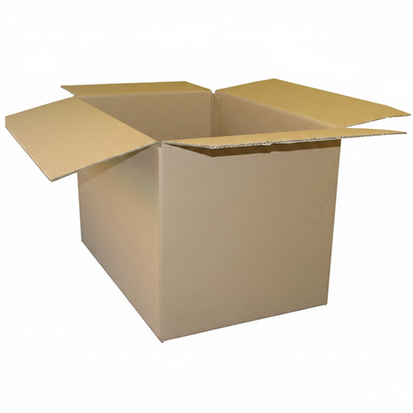Caja de cartón sin logos