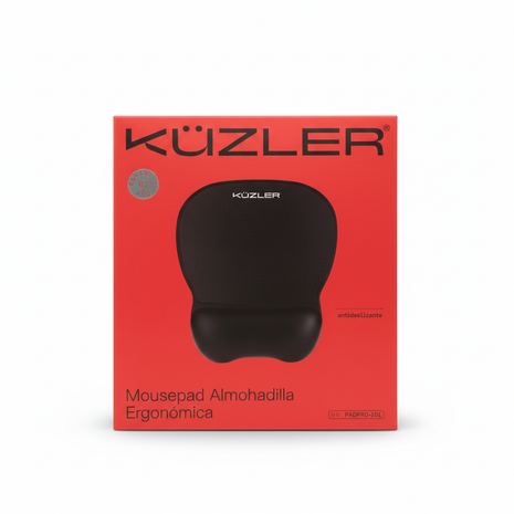 Caja KÜZLER Mousepad Ergonómico - fondo blanco