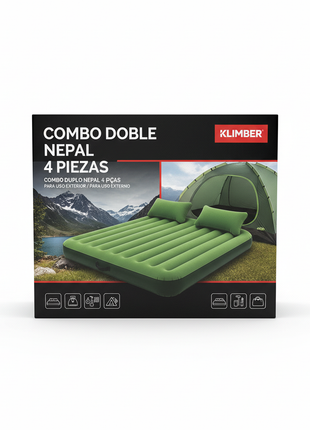 Caja KLIMBER Combo Doble Nepal 4 Piezas - fondo blanco