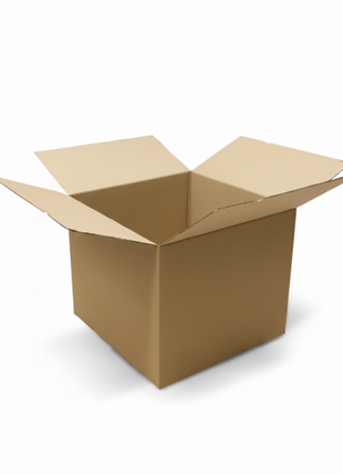 Caja sin cuadrículas color cartón