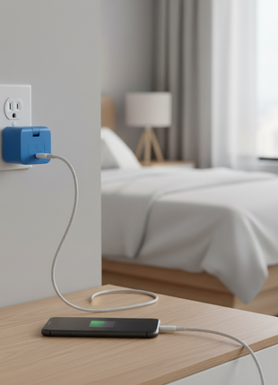 Cargador USB Ultra Electric en uso