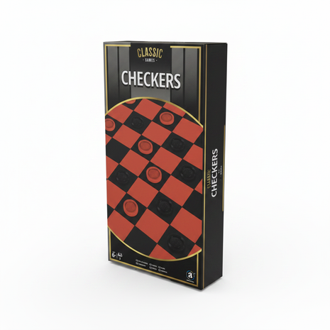 Checkers 3D - fondo blanco