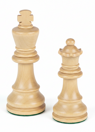 Chess Set piezas madera natural rey reina tallado fino veta premium ajedrez clásico