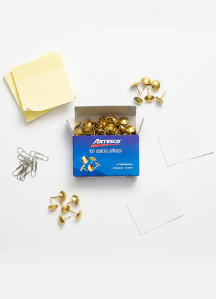 Chinches Dorados Artesco – Flat Lay