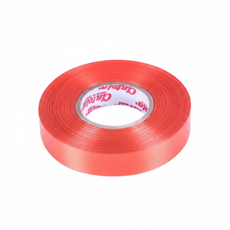 Cinta de agua decorativa roja – rollo satinado – decoración de regalos y manualidades – acabado brillante premium

