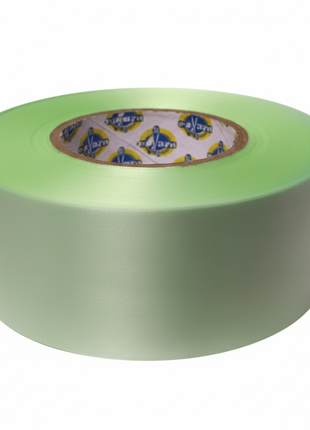 Cinta de agua decorativa verde manzana – rollo satinado – decoración de regalos y manualidades – acabado brillante premium

