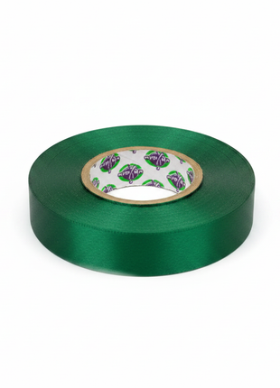 Cinta de agua decorativa verde oscuro – rollo satinado delgado – decoración de regalos y manualidades – acabado brillante premium

