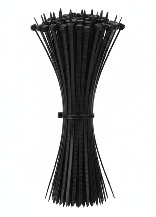Cintillos nylon negros 10cm x 2.5mm – bridas ultra delgadas de sujeción – organización de cables finos – pack x100 – Envíos express

