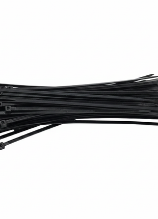 Cintillos de nylon negro 30cm – pack para organización de cables y mangueras gruesas – alta resistencia


