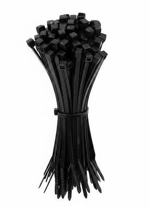 Cintillos de nylon negro – pack con múltiples tamaños para organización de cables – resistentes y duraderos

