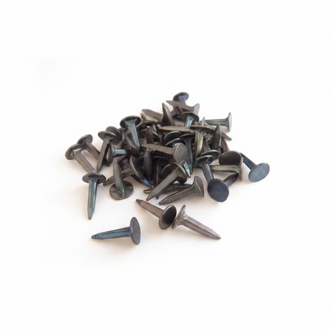 Juego x20 clavos tipo tachuela gris oscuro 2.5cm cabeza plana — OcShop Perú

