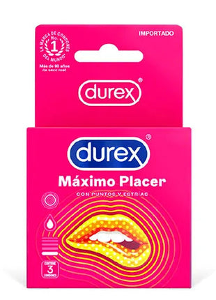 PRESERVATIVO DUREX MAXIMO PLACER