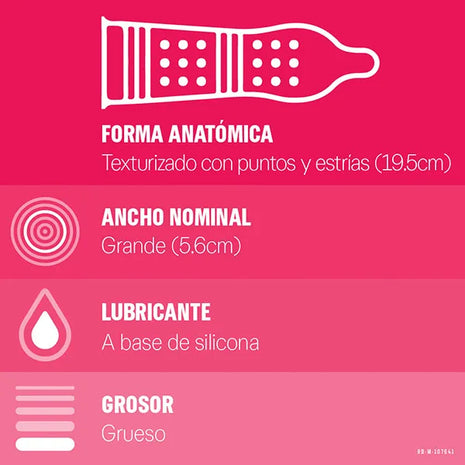 PRESERVATIVO DUREX MAXIMO PLACER