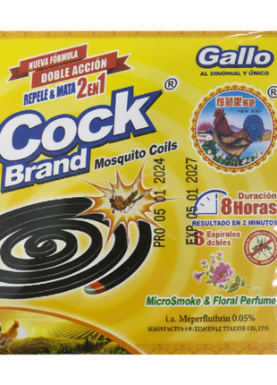 Cock Brand Mosquito Coils - fondo blanco