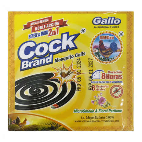 Cock Brand Mosquito Coils - fondo blanco
