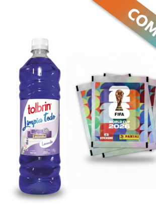 Combo Sapolio Limpia Todo + Panini FIFA 2026