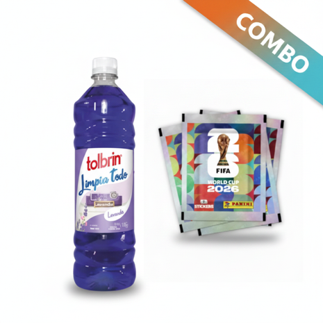 Combo Sapolio Limpia Todo + Panini FIFA 2026