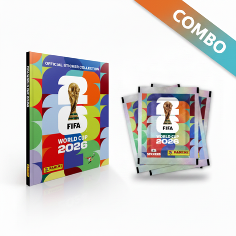 Combo Sobres Panini + Álbum FIFA 2026
