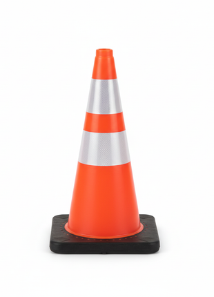 Cono Seguridad Vial Grande - fondo blanco