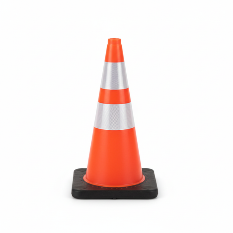 Cono Seguridad Vial Grande - fondo blanco