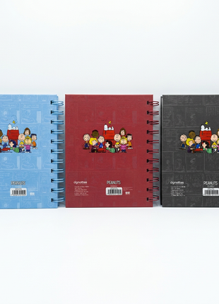 Contraportadas de las tres libretas