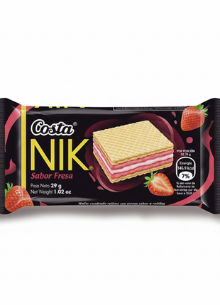 Costa NIK Fresa fondo blanco