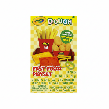 Crayola Dough Fast Food Playset – Fondo Blanco