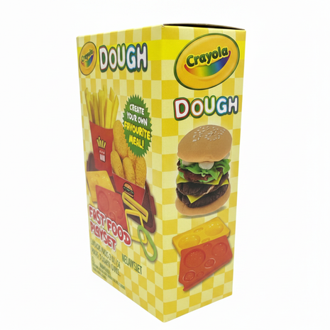 Crayola Dough Fast Food Playset – Lateral Fondo Blanco
