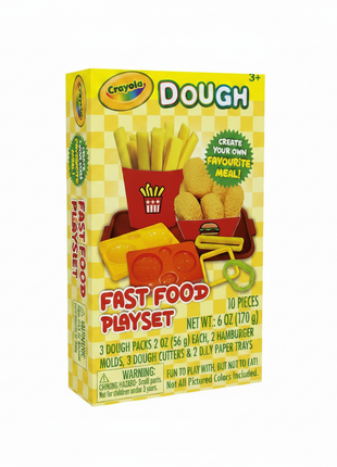Crayola Dough Fast Food Playset – Ángulo 3/4