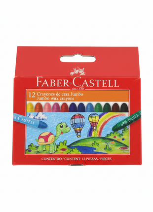 Crayones Faber-Castell fondo blanco