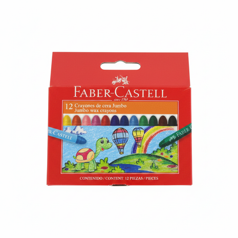 Crayones Faber-Castell fondo blanco